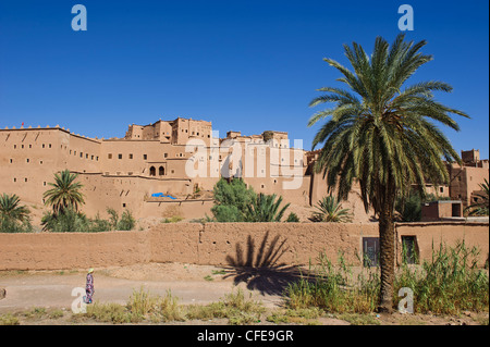 Taourirt Kasbah di Ouarzazate, Marocco Foto Stock