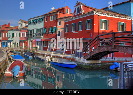 Burano, Venezia, Veneto, Italia Foto Stock