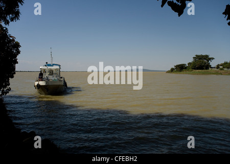 Lago Tana dalla tana hotel in Bahir Dar, Etiopia Foto Stock