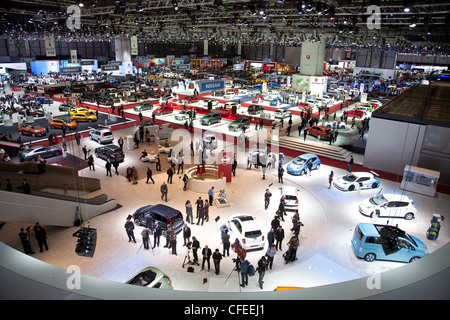 Palexpo exhibition hall contenente il Motor Show di Ginevra 2012 Foto Stock