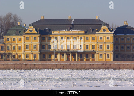 La Russia. San Pietroburgo. Il Palazzo Mensikov. Foto Stock