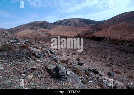 Isole Canarie Fuerteventura betencuria parco nazionale di scenari mozzafiato Foto Stock