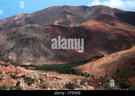 Isole Canarie Fuerteventura betencuria parco nazionale di scenari mozzafiato Foto Stock