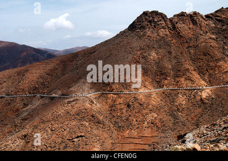 Isole Canarie Fuerteventura betencuria parco nazionale di scenari mozzafiato Foto Stock