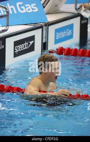 Al 2012 British Gas Nuoto Campionati (prove di selezione per le Olimpiadi) Foto Stock