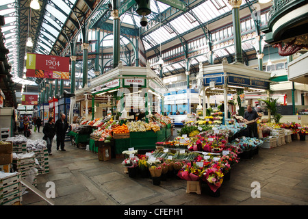 Mercato Kirkgate, Leeds, England, Regno Unito Foto Stock