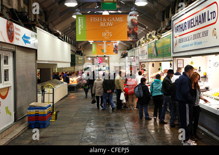 Mercato Kirkgate, Leeds, England, Regno Unito Foto Stock