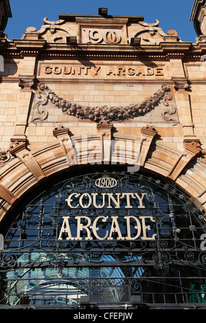 County Arcade, Leeds, West Yorkshire, Inghilterra, Regno Unito Foto Stock