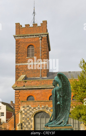 Chiesa della Santa Trinità, giustizia giardino, Guildford, Surrey, England, Regno Unito Foto Stock