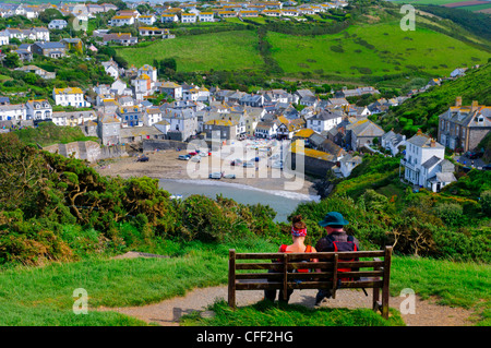 Port Isaac, Cornwall, England, Regno Unito, Europa Foto Stock