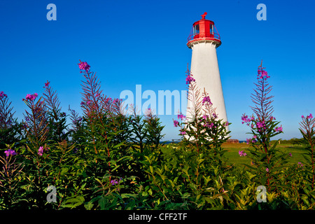 Punto Prim faro, Prince Edward Island, Canada Foto Stock