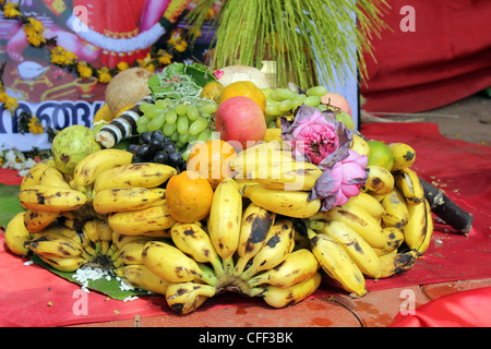 Scena da Attukal pongala festival, Trivandrum, India Foto Stock