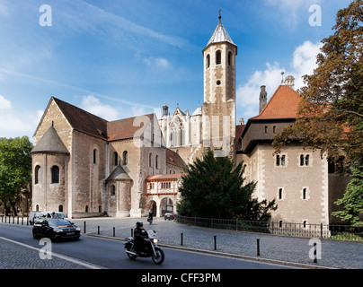 Castello Dankwarderode, Cattedrale di San Blasii, Piazza del Duomo, Braunschweig, Bassa Sassonia, Germania Foto Stock