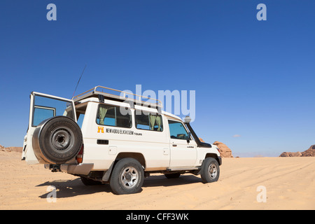 Il Jeep safari nel deserto del Sinai, Egitto Foto Stock