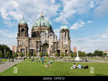 Piacere giardino, Cattedrale, Berlin Mitte, Berlin, Germania Foto Stock