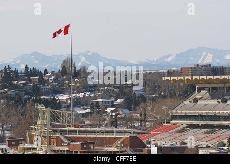 Città di Calgary, Alberta, Canada. Olio capitale del Canada Foto Stock