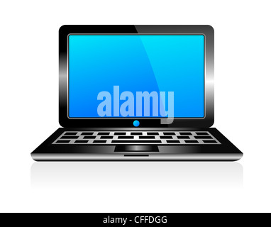 Computer portatile elettronica di tecnologia Foto Stock