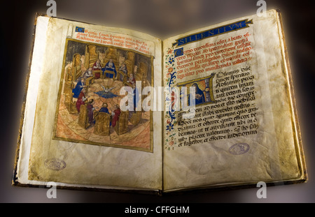 Mostra 'Lux in arcana - L Archivio Segreto Vaticano si rivela'. Musei Capitolini di Roma, Lazio, Italia Foto Stock