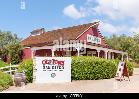 Il vecchio teatro comunale, San Diego Foto Stock