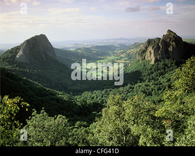 Auvergne del massiccio centrale della Francia Foto Stock