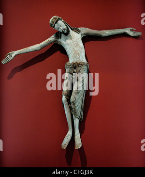 Cristo deposto dalla croce Borgogna 12 secolo Louvre Francia - Francese Foto Stock