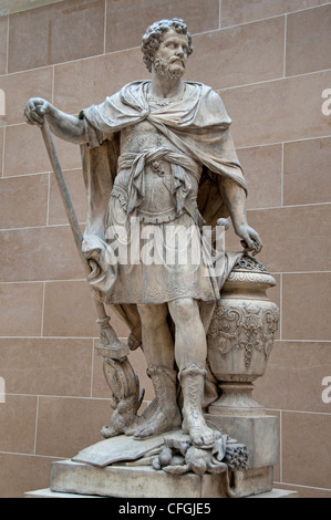 Hannibal Barkas (247 BC -183 BC) Cartagine generale cartaginese Seconda Guerra Punica Italia 218-203 BC Sébastien Slodtz (francese, 1655-1726) Foto Stock