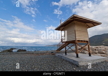 Bagnino casa di Pomos beach, distretto di Paphos, Cipro Foto Stock