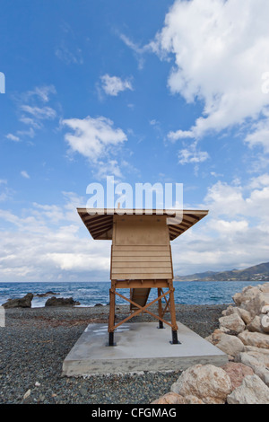 Bagnino casa di Pomos beach, distretto di Paphos, Cipro Foto Stock