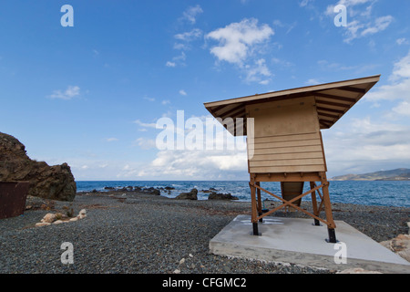 Bagnino casa di Pomos beach, distretto di Paphos, Cipro Foto Stock