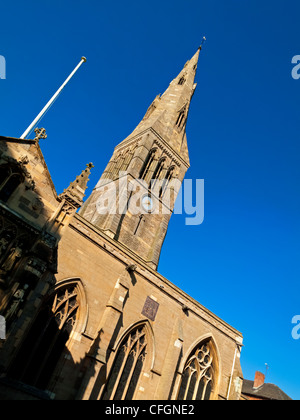 Cattedrale di Leicester, o la Chiesa Cattedrale di St Martin, una chiesa di Inghilterra cattedrale della città inglese di Leicester Regno Unito Foto Stock