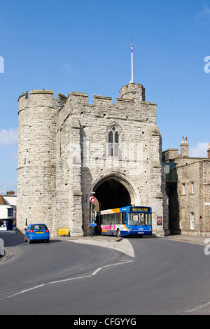 Canterbury Kent REGNO UNITO Westgate Towers Foto Stock