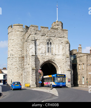 Canterbury Kent REGNO UNITO Westgate Towers Foto Stock