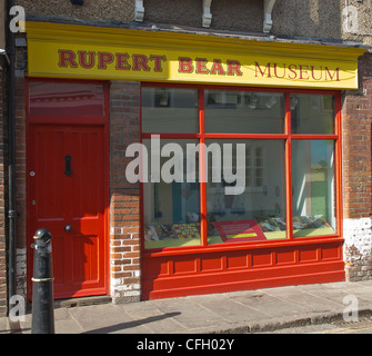 Rupert Bear Museum Stour Street Canterbury Kent REGNO UNITO Foto Stock