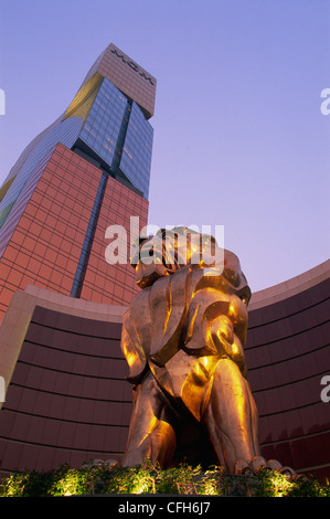Cina, Macau, MGM Grand Hotel e Casino Foto Stock