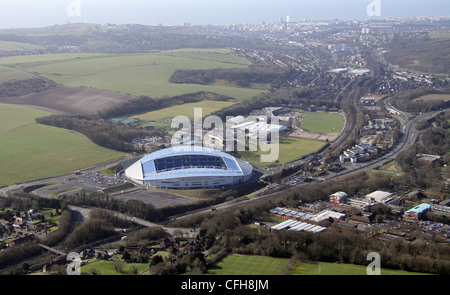 Vista aerea del Brighton & Hove Albion Amex Football Stadium Foto Stock