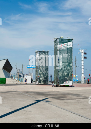 L'ingresso al San Miguel Primavera Sound music festival di Barcellona in Spagna. Foto Stock