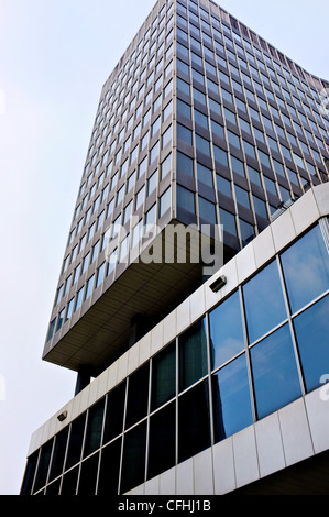 Edifici per uffici, l'architettura del centro della città di Bruxelles, Belgio. Foto Stock