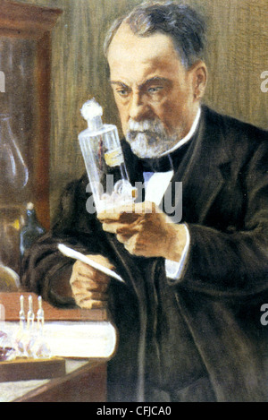 LOUIS PASTEUR (1822-1895) chimico francese e microbiologo Foto Stock