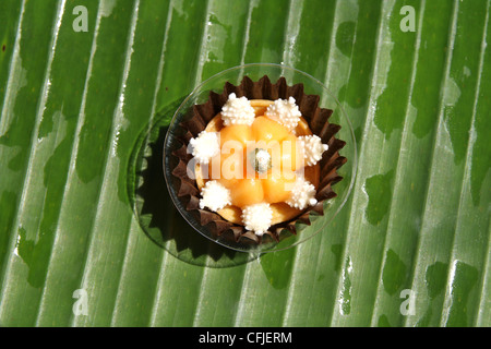 Thai dessert , Jah Mongkhut o Royal Crown Foto Stock