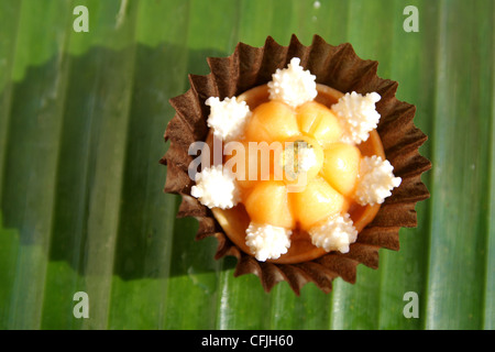 Thai dessert , Jah Mongkhut o Royal Crown Foto Stock