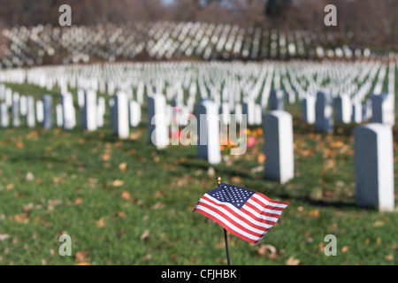 Al Cimitero Nazionale di Arlington, Virginia, Stati Uniti d'America Foto Stock