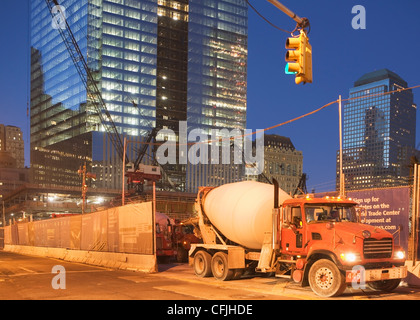 Riqualificazione del World Trade Center di New York City, Stati Uniti d'America Foto Stock