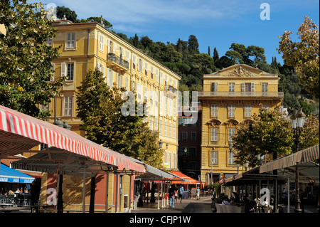 Place Charles Felix, Costa Azzurra, Francia, Europa Foto Stock