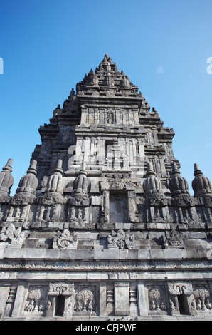 Tempio di Prambanan complessa, Sito Patrimonio Mondiale dell'UNESCO, Java, Indonesia, Asia sud-orientale, Asia Foto Stock