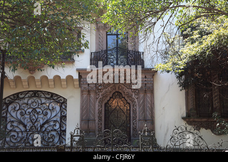 Architettura coloniale, Polanco, quartiere di lusso, Città del Messico, Messico, America del Nord Foto Stock