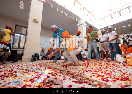 Malati Baisakhi celebrazione svoltasi a Lecce, Italia, giugno 2011 Foto Stock