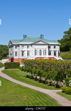 Il giardino del castello, il castello di Gunnebo, Mondal, Svezia. Foto Stock