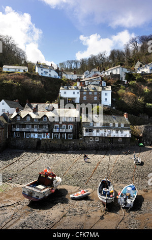 Il North Devon villaggio di pescatori di Clovelly REGNO UNITO Foto Stock