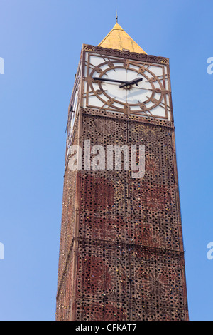 Torre dell Orologio a Tunisi, Tunisia Foto Stock