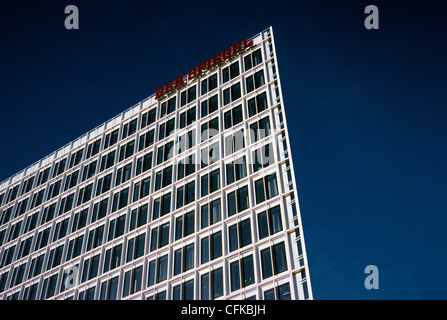 La nuova sede di Tedesco casa editrice Der Spiegel a Ericusspitze in Amburgo, Hafencity. Foto Stock
